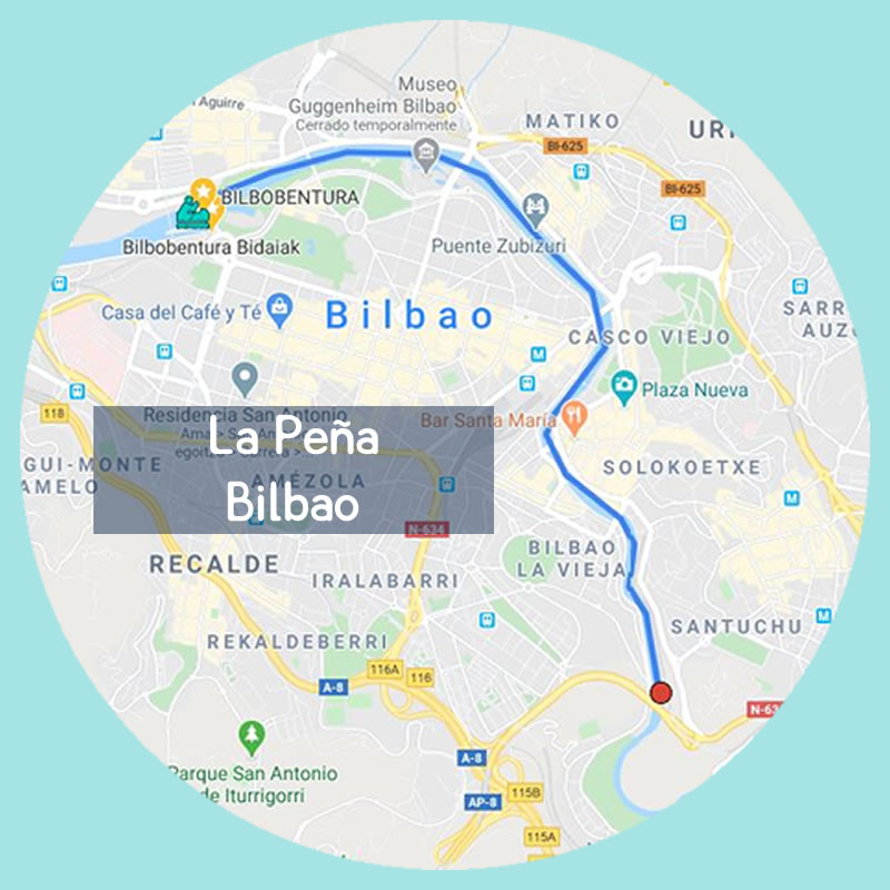 Bilbobentura - Travesía La Peña - Bilbao